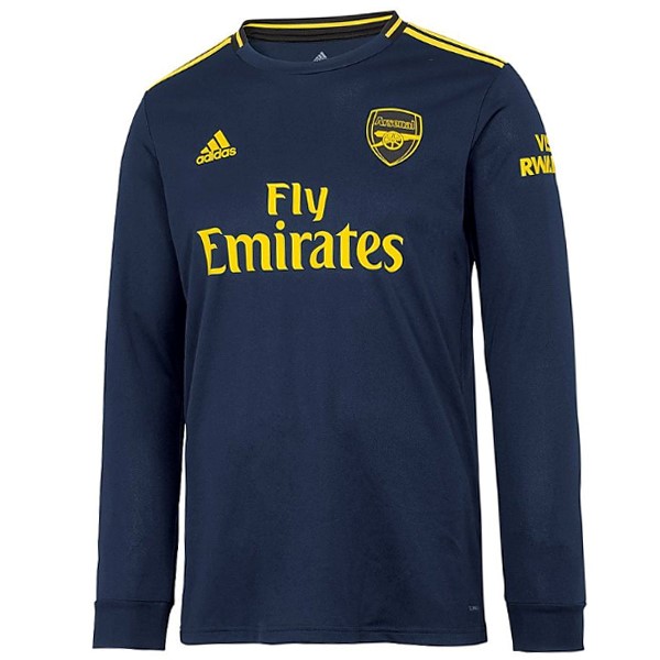 Camiseta Arsenal Tercera ML 2019-2020 Azul Marino